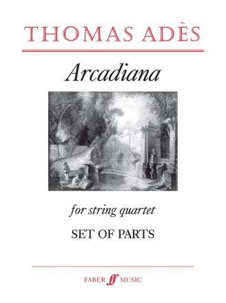 Arcadiana op.12 for string quartet parts,  archive copy