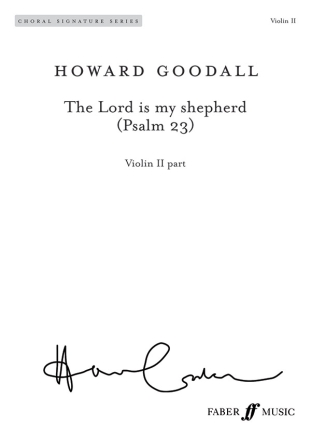 Lord is my shepherd (Psalm 23) (violin2)  Choral Signature Series