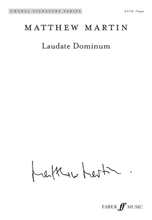 Laudate Dominum for mixed chorus and organ score