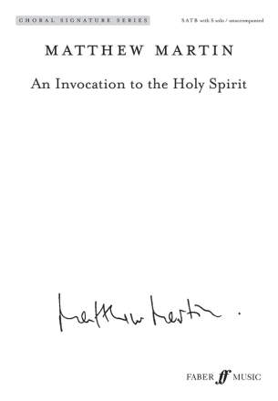 Martin, Matthew Invocation to the Holy Spirit SATB (CSS)
