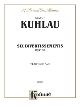 6 Divertissements op.68 for flute and piano