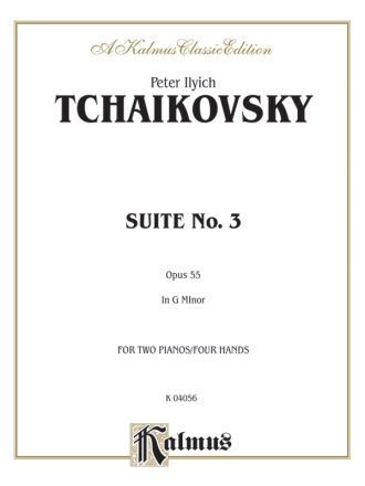 Tchaikowsky Suite 3  1P4H  Kalmus Classic Series