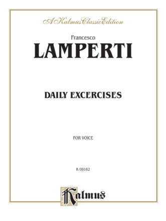 Daily Exercises for voice and piano