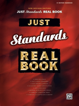 Just Standards Real Book Bb edition Fakebook