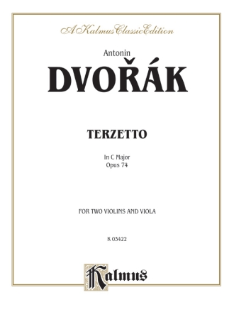 Dvorak Terzetto Op 74 2/Vn-Cl  Kalmus Classic Series