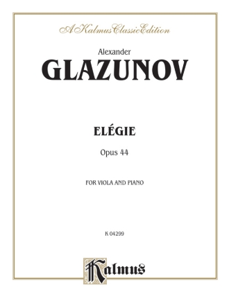 Elegie op.44 f�r Viola und Klavier