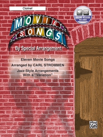 Movie Songs by special Arrangement (+Online Audio) for clarinet