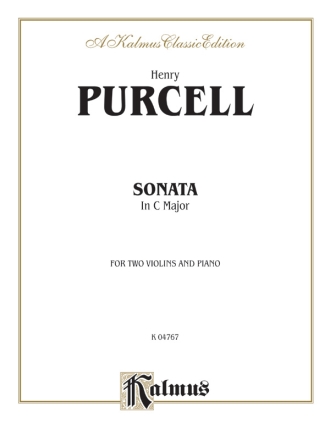 Sonata in C Major for 2 violins and piano parts