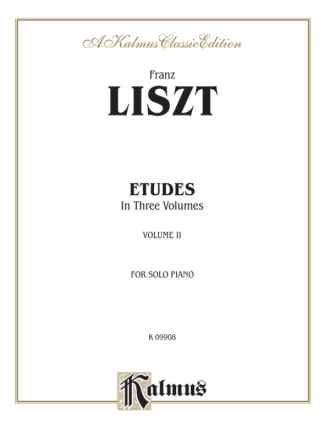 Liszt Etudes Vol.2 P/S  Kalmus Classic Series