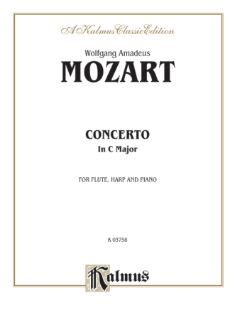 Mozart Concerto Fl & Harp K299 F  Kalmus Classic Series
