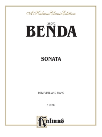 Benda Sonata For Flute And Cemba  Kalmus Classic Series