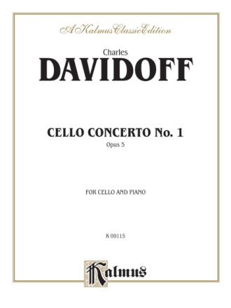 Cello Concerto No 1 (cello and piano)  Kalmus Classic Series