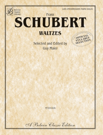 Waltzes (Selections) for piano