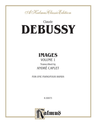 Debussy Images Vol I 1P/4H  Kalmus Classic Series