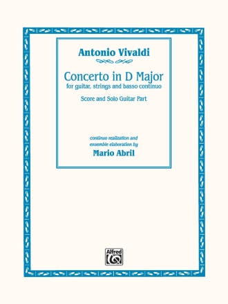 Concerto In D Solo Gtr & Score