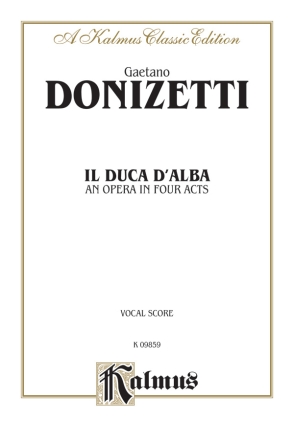 Il duca d'Alba  vocal score (it)