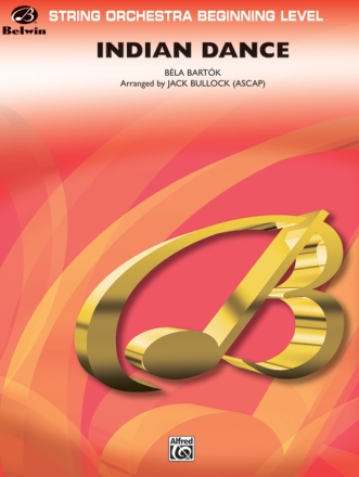 Bartok, B arr. Bullock, JIndian Dance (string orchestra) String Orchestra