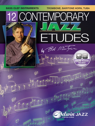 12 Contemporary Jazz Etudes (+CD): for trombone Trombone and piano albums