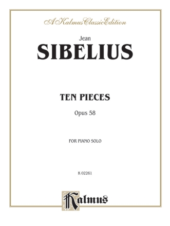 Sibelus Ten Pieces  Kalmus Classic Series