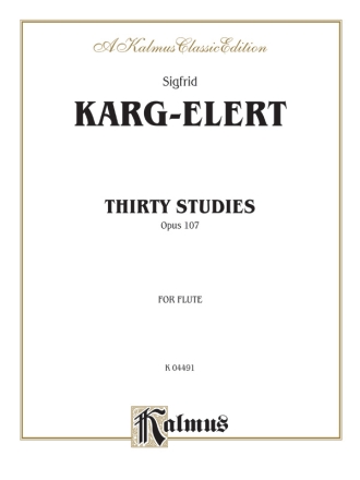 Karg-Elert  30 Studies Op.107  F  Kalmus Classic Series