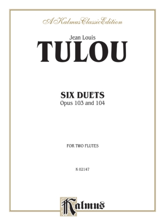 6 Duets op.103 / 104 for 2 flutes parts