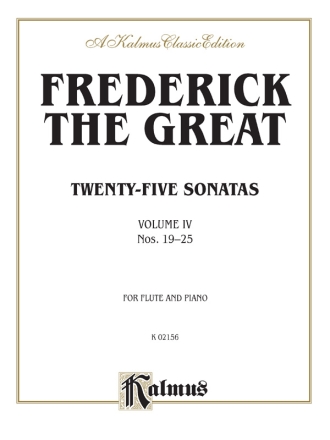 25 Sonatas vol.4 (nos.19-25) for flute and piano