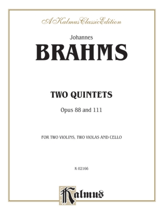 2 Quintets op.88 and op.11 for 2 violins, 2 violas and cello parts