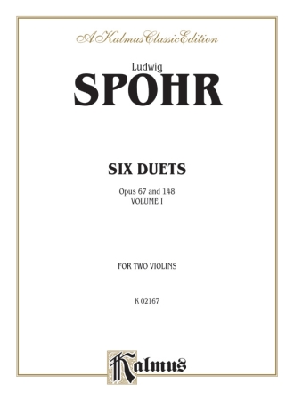 6 Duets op.67 and op.148 vol.1 3 Duets for 2 violins parts