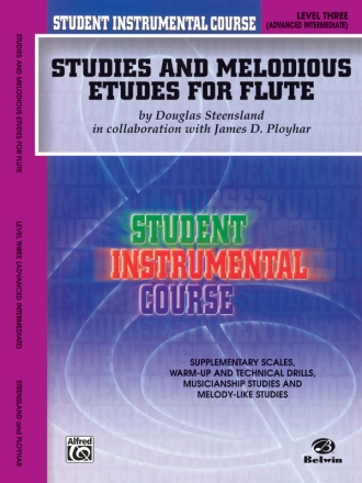 Studies and melodious Etudes for flute level3 /advanced intermediate