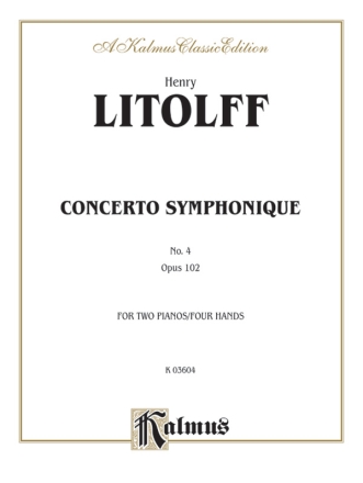 Litolff Concerto Symphonique  2P  Kalmus Classic Series