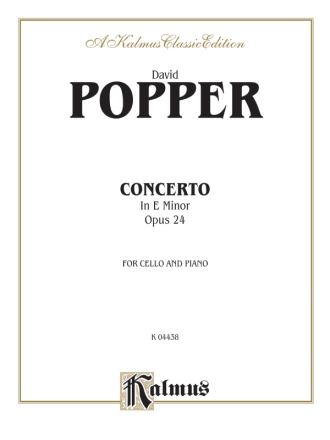 Popper Cello Conc. Op.24      Cl  Kalmus Classic Series