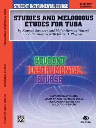 Studies and melodious etudes level 2 for tuba student instrumental course 2
