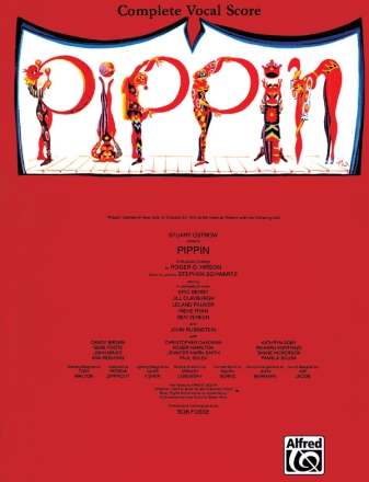Pippin vocal score Musical comedy