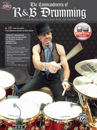 The commandments of r&b drumming + Online Audio  Comprehensive guide to soul, funk and hip-hop