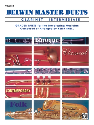 Belwin Master Duets vol.1 Intermediate clarinet duets