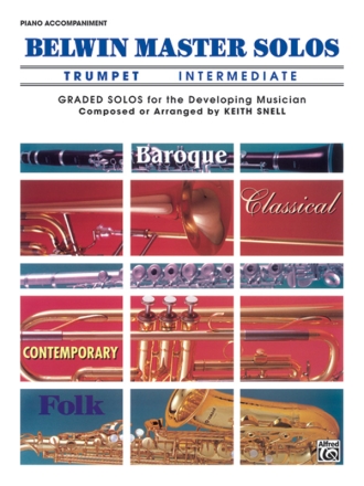 Belwin Master Solos - intermediate for trumpet and piano