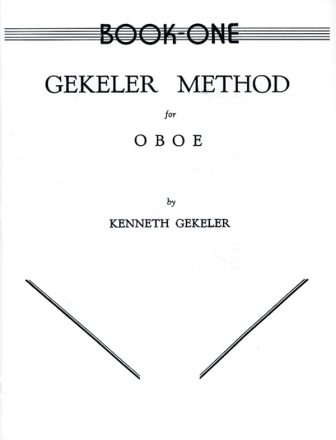 Gekeler method vol.1 for oboe