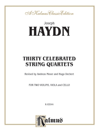 Haydn 30 String Quart. Vol. 2  4  Kalmus Classic Series