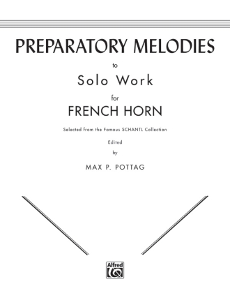 Preparatory Melodies to solo Works for french horn 
