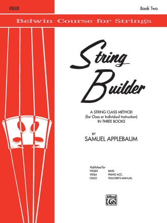 String Builder vol.2 for cello a string class method in 3 books