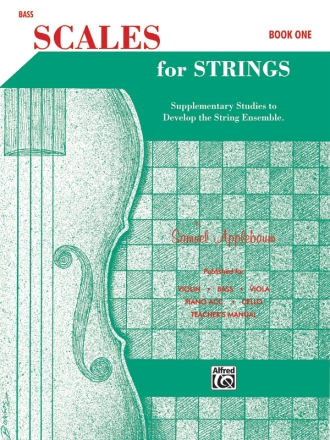 Applebaum, SamuelScales for Strings Book 1. Bass Double bass teaching material