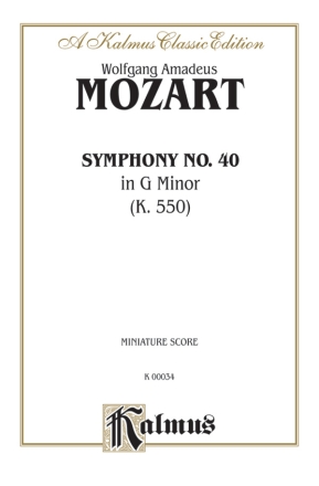 Mozart Symphony No. 40 K550    M  Kalmus Classic Series