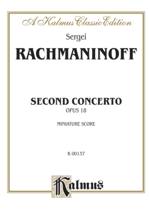 Rachmaninoff Piano Conc. No.2  M  Kalmus Classic Series