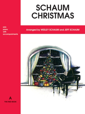Schaum Christmas a the Red Book for solo piano with accompaniments