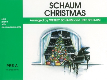 Schaum Christmas Pre-A The green book for piano