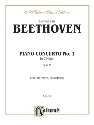 Beethoven Piano Conc.#1 2P4H  Kalmus Classic Series