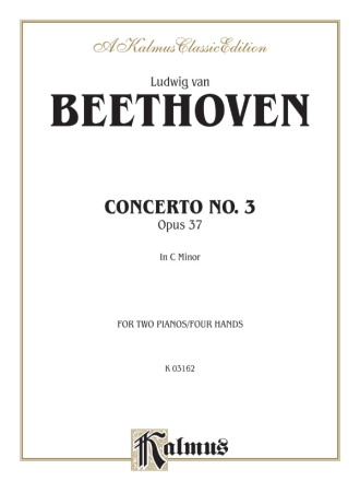 Beethoven Piano Conc.#3 1P4H  Kalmus Classic Series