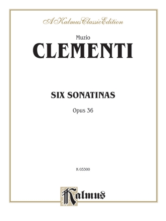 6 SONATINAS OP.36 for piano