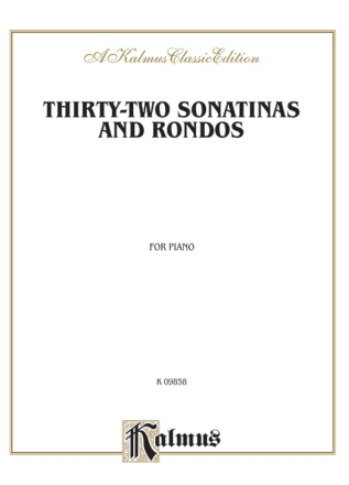 32 Sonatinas & Rondos    P/S  Kalmus Classic Series