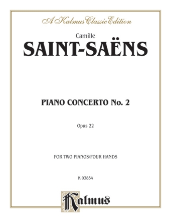 Saint Saens Piano Conc.#2 2P4H  Kalmus Classic Series